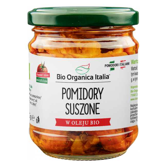 Päikesekuivatatud tomatid maheõlis, 190g