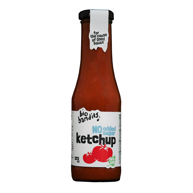 Tomatiketšup, ilma suhkruta, 325 ml