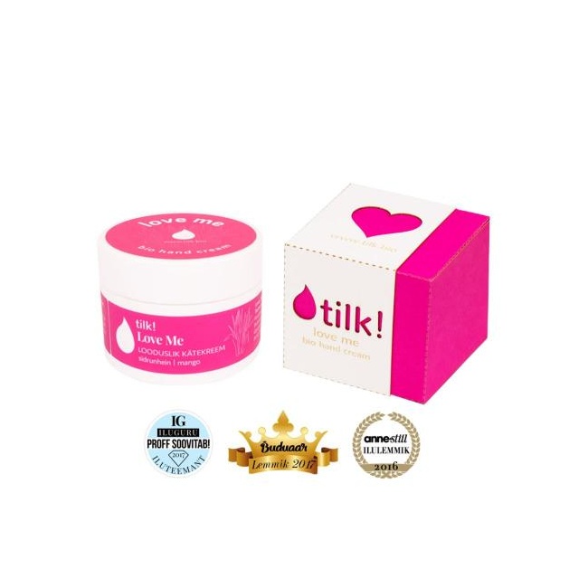 Love Me niisutav kätekreem mango ja sidrunheinaga, 50ml