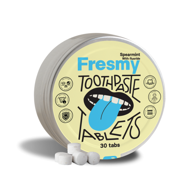 Fresmy hambapesutabletid, rohemünt, 30tk