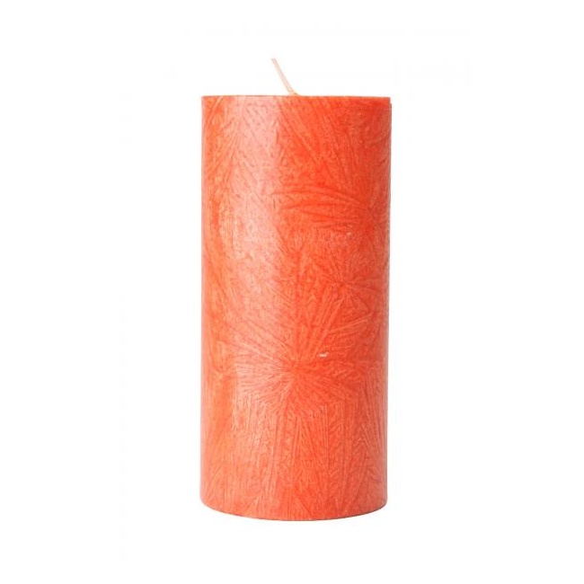 Candle, 64×135 mm, Orange