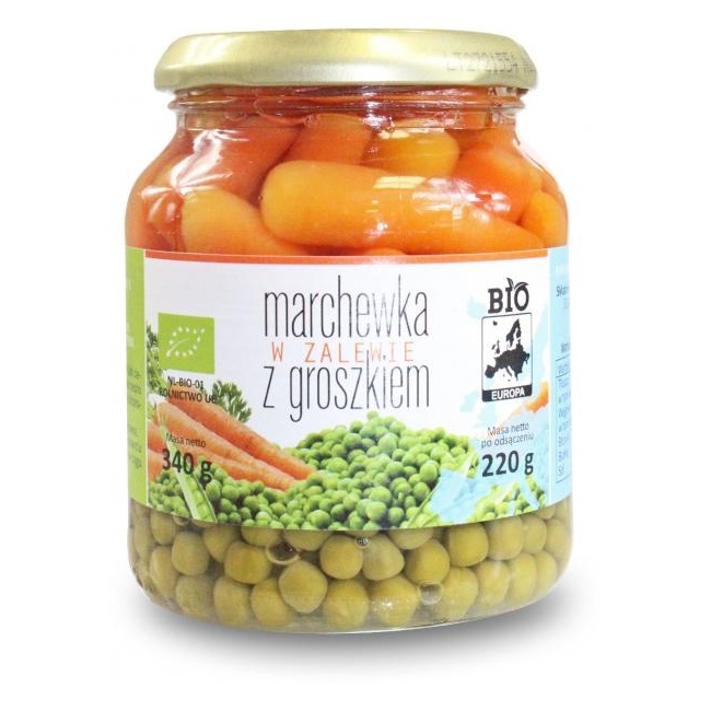 Rohelised herned porgand,mahe, 340g