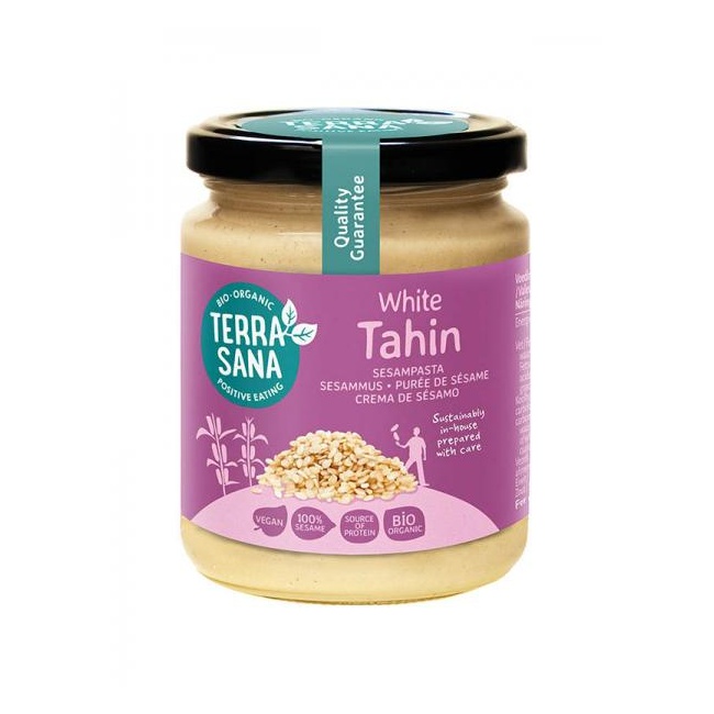 Tahiini seesamipasta, valge, mahe 250g Tahiini seesamipasta, valge, mahe 250g