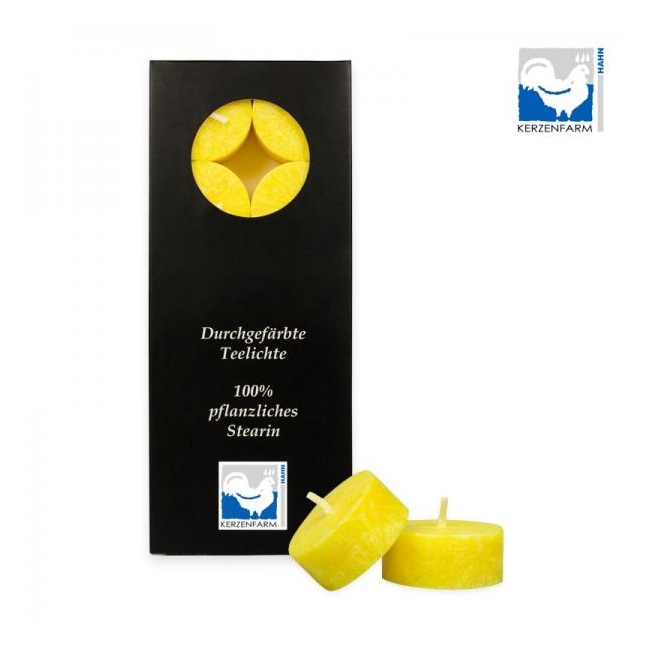 Teeküünal, kollane, 10tk