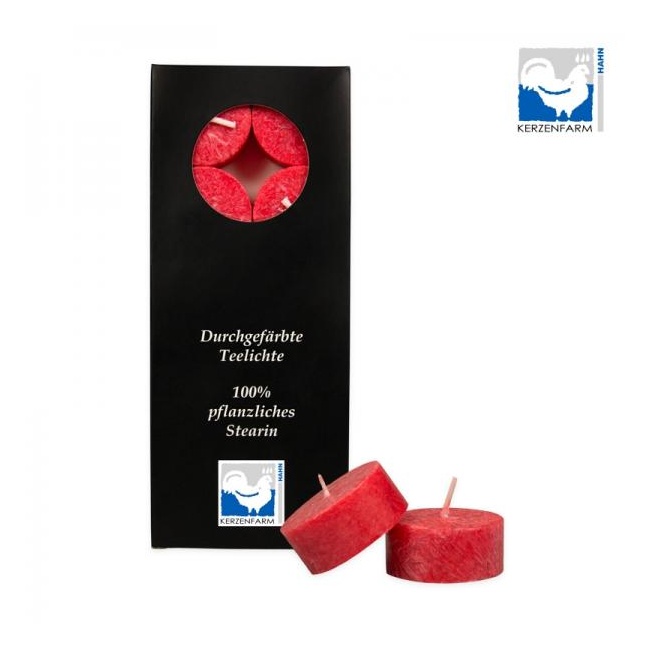 Teeküünal, punane, 10tk