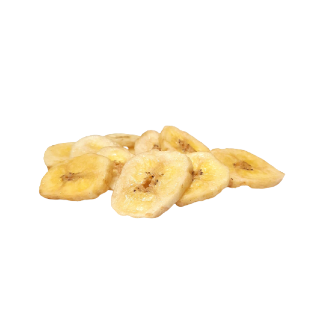 Banaanilõigud naturaalsed, mahe, 500g