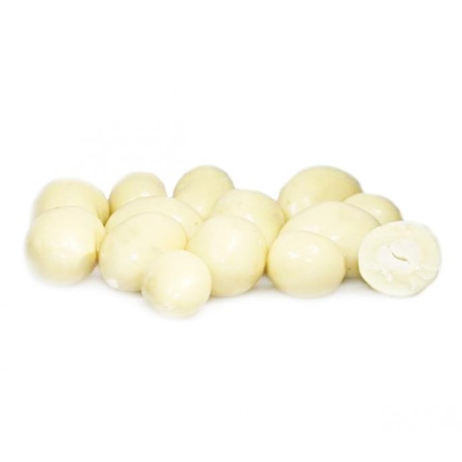 India pähklid valges šokolaadis, mahe, 300g