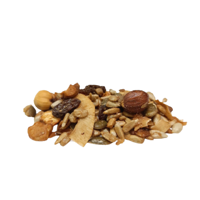 Krõbe pähkli-seemnesegu, mahe, 300g