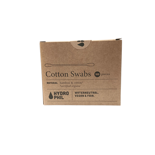 Bamboo cotton swabs, 100 pcs