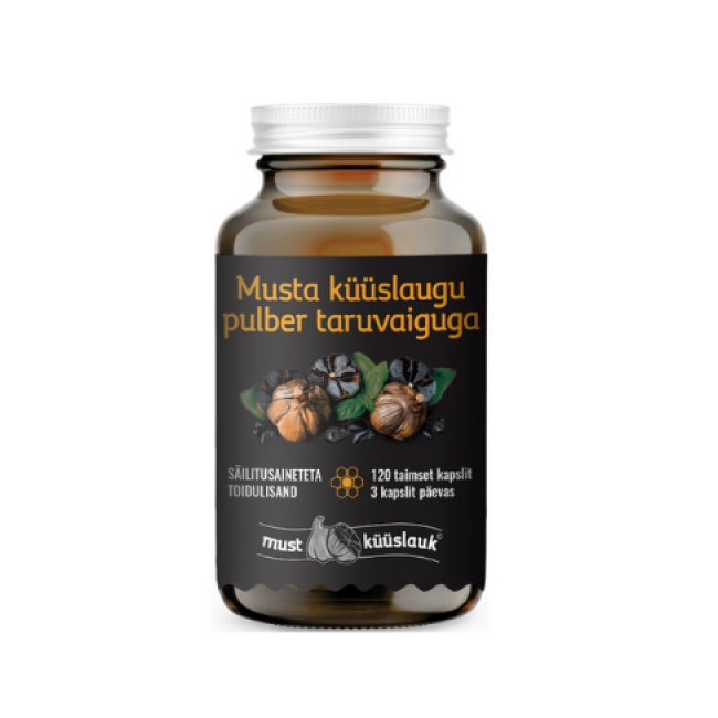Musta küüslaugu ja taruvaigu kapslid 60g