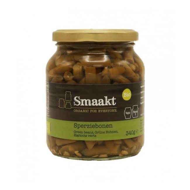 Rohelised oad konserveeritud, mahe, 340g