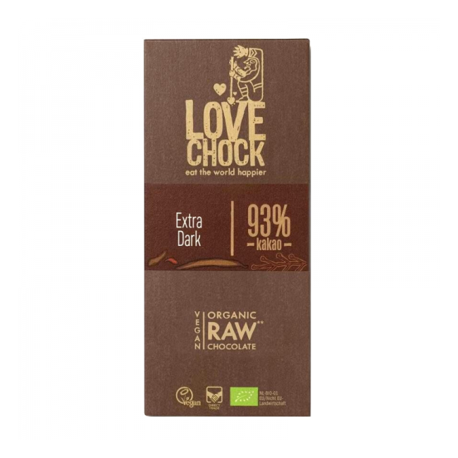 Tooršokolaad 93% kakao - It's Bio