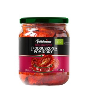 Päikesekuivatatud tomatid maheõlis, 190g