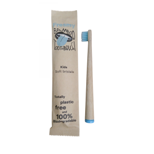 Fresmy bambusest hambahari, lastele, sinine