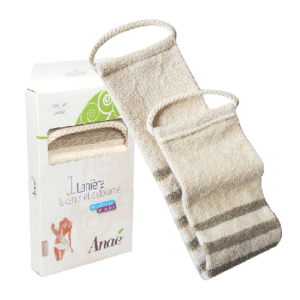 Back Scrub Brush (Linen and Cotton)
