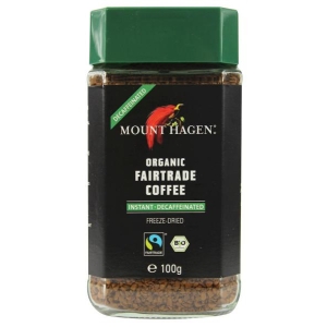 Mahe lahustuv kohv, kofeiinivaba,  100g (Mount Hagen)