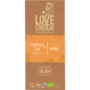 Tooršokolaad Mylk sarapuupähklite ja Chai, mahe, 70g