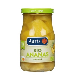 Ananassitükid klaaspurgis 350g