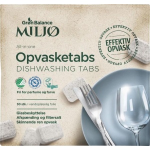 Nõudepesumasina tabletid, 30tk, GRON Balance