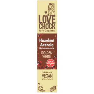 Tooršokolaad sarapuupähklite, mooruspuumarjade ja acerolaga, mahe, 40g