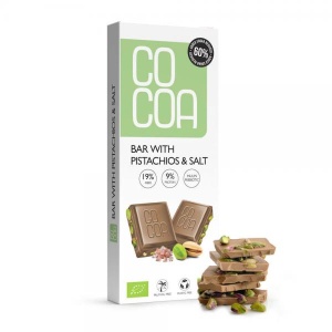 Šokolaad, pistaatsia ja himaalaja soolaga,  mahe, 40g