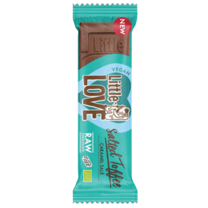 Tooršokolaad Little Love, soolatud karamell, mahe, 25g