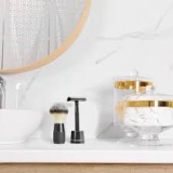 Raseerija alusega, must (matt)