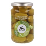 Oliivid rohelised Alce Nero (kividega), mahe, 350 g