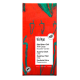 Vivani Organic Dark Chocolate with Chili, 80 g