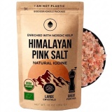 Himaalaja sool pruunvetikaga, joodiga, mahe, 284 g