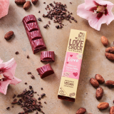 Tooršokolaad Love hibiskuse ja kakaooa tükkidega, mahe, 40g